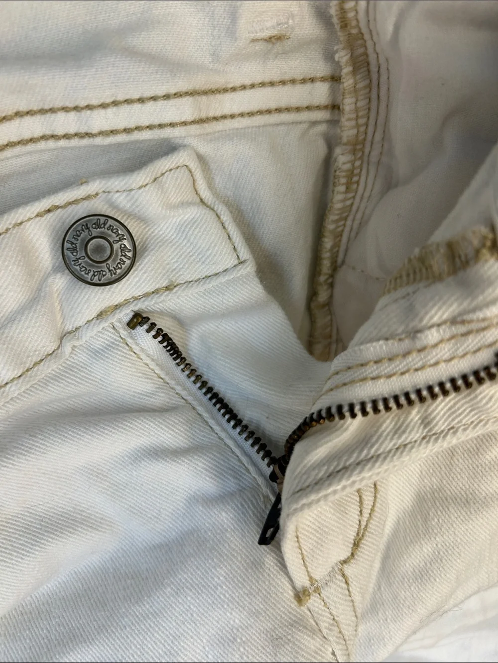 Old Navy White Denim Jean Shorts
